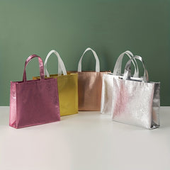 2pcs Reusable Gift Bag Large Capacity Aluminum Film Eco Friendly