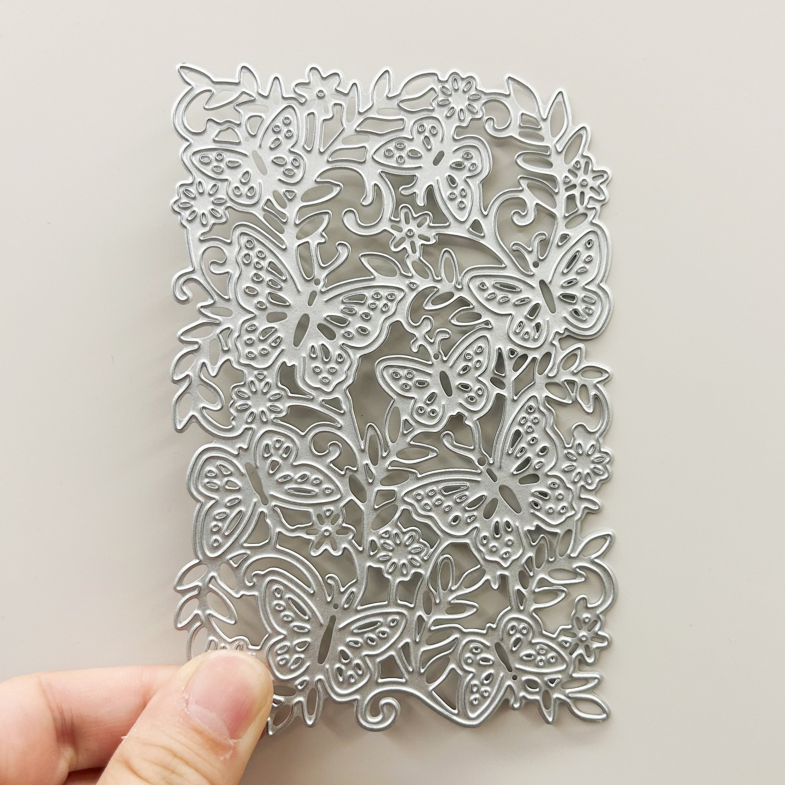 1pc Butterfly Background Cutting Die DIY Metal Embossing Scrapbooking Die