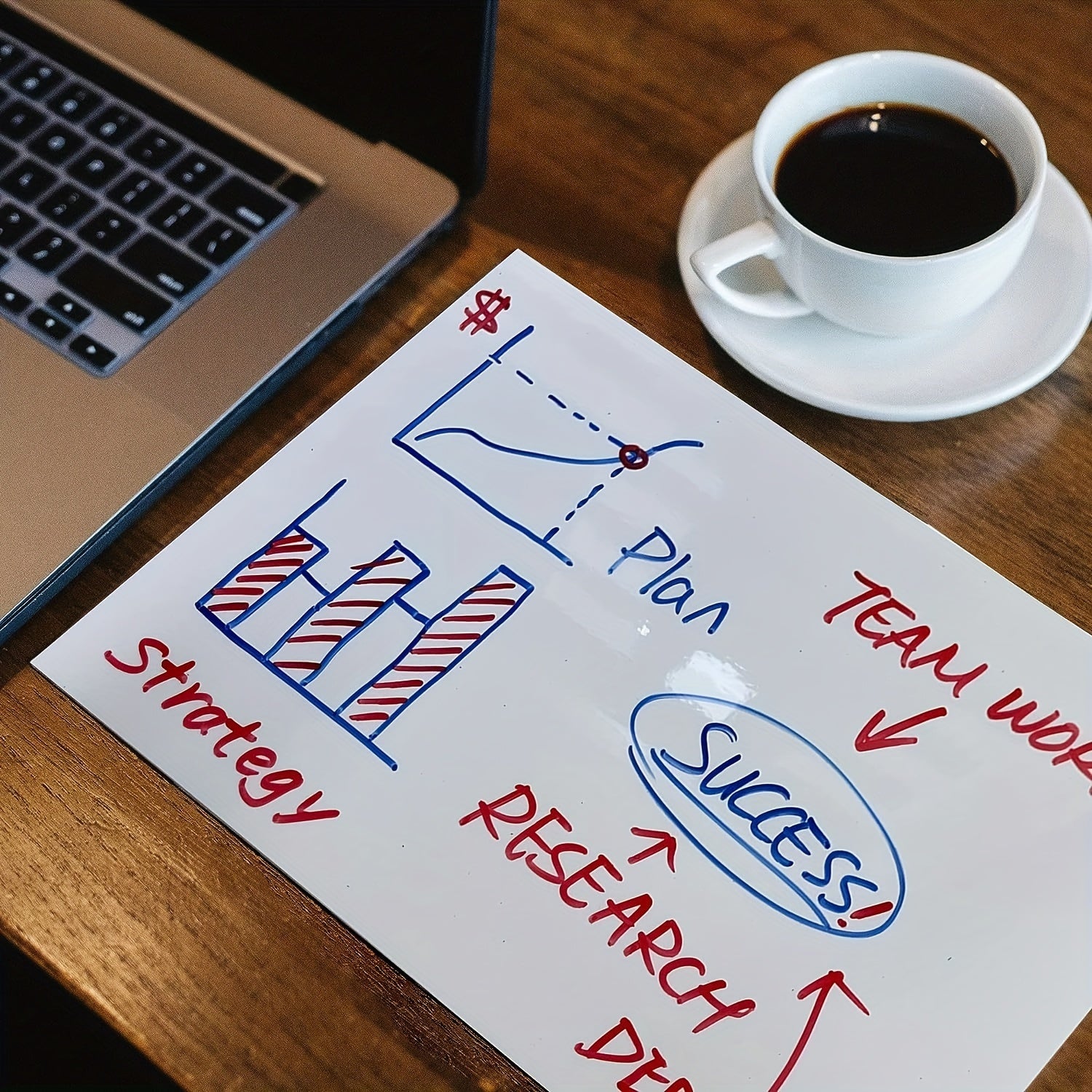 6pcs Dry Erase Whiteboard Stickers A5 Size