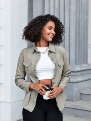 Long Sleeves Denim Shirt Women's Jacket