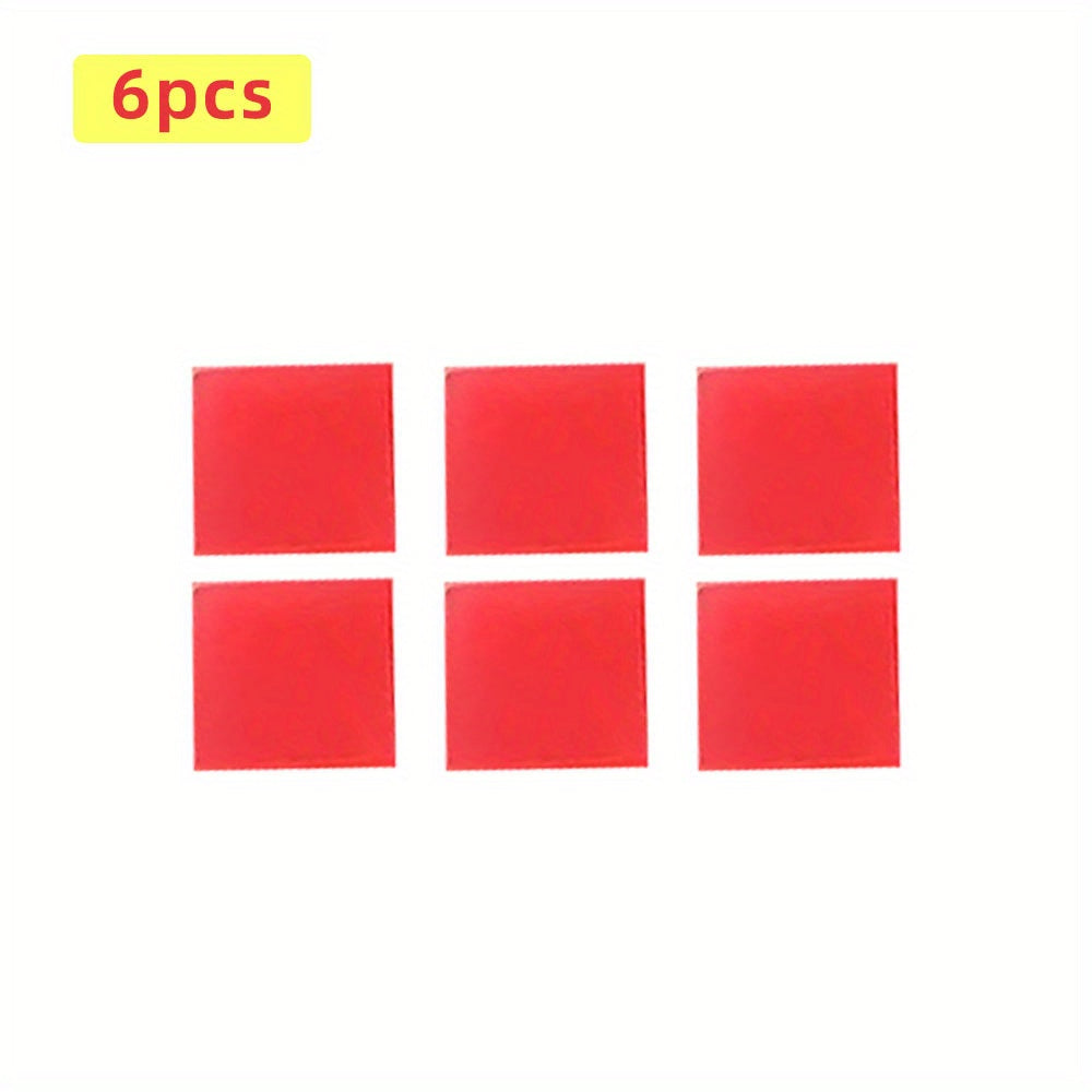 100pcs 2X2cm Artificial Diamond Painting Red Glue Clay DIY Tool