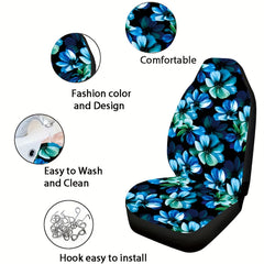 Flower Print Car Seat Cover
