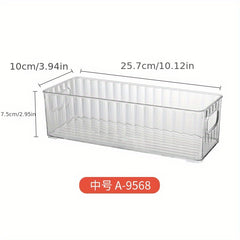 Refrigerator Storage Bin With Handle Drawer Storage Box Containers
