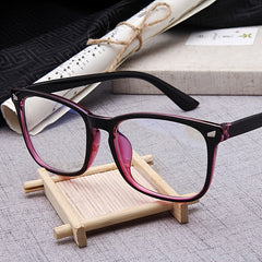Transparent Computer Glasses Big Frame Anti Light Protective Glasses