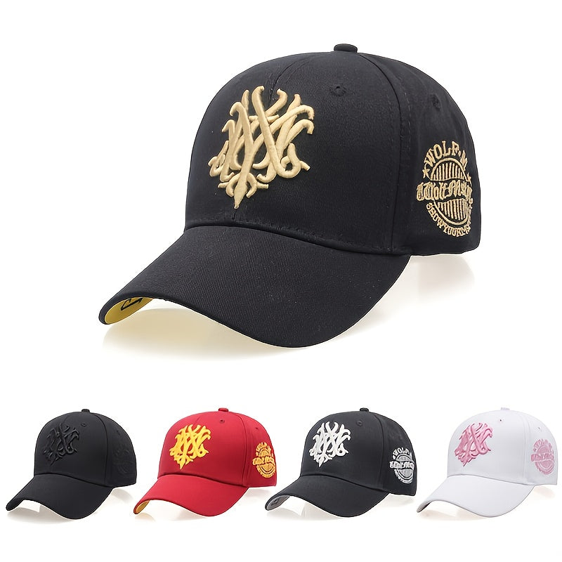 Men's Outdoor Sunshade Peaked Cap Women's Curved Brim Hat