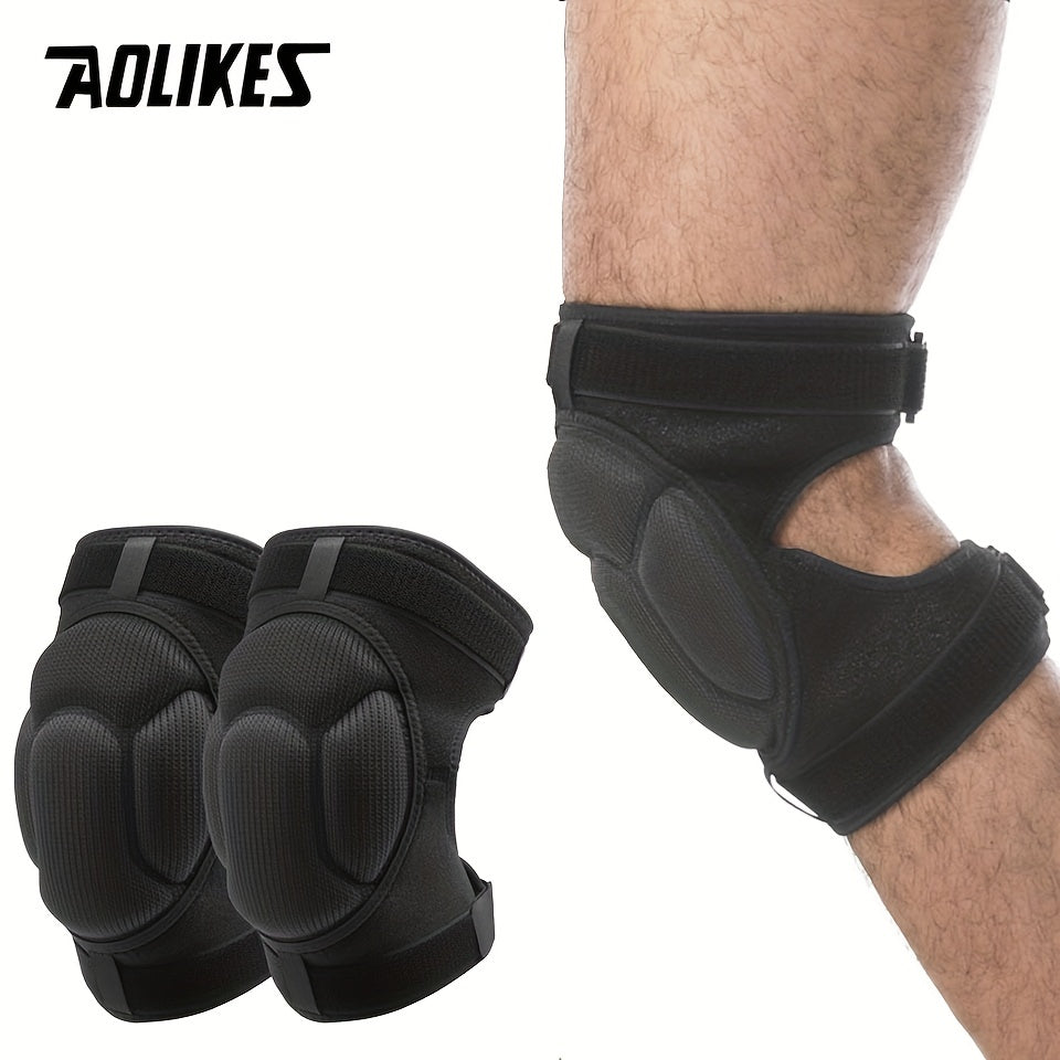 Adjustable Knee Pads Thick Sponge Cushion Protection & Anti Slip Safety
