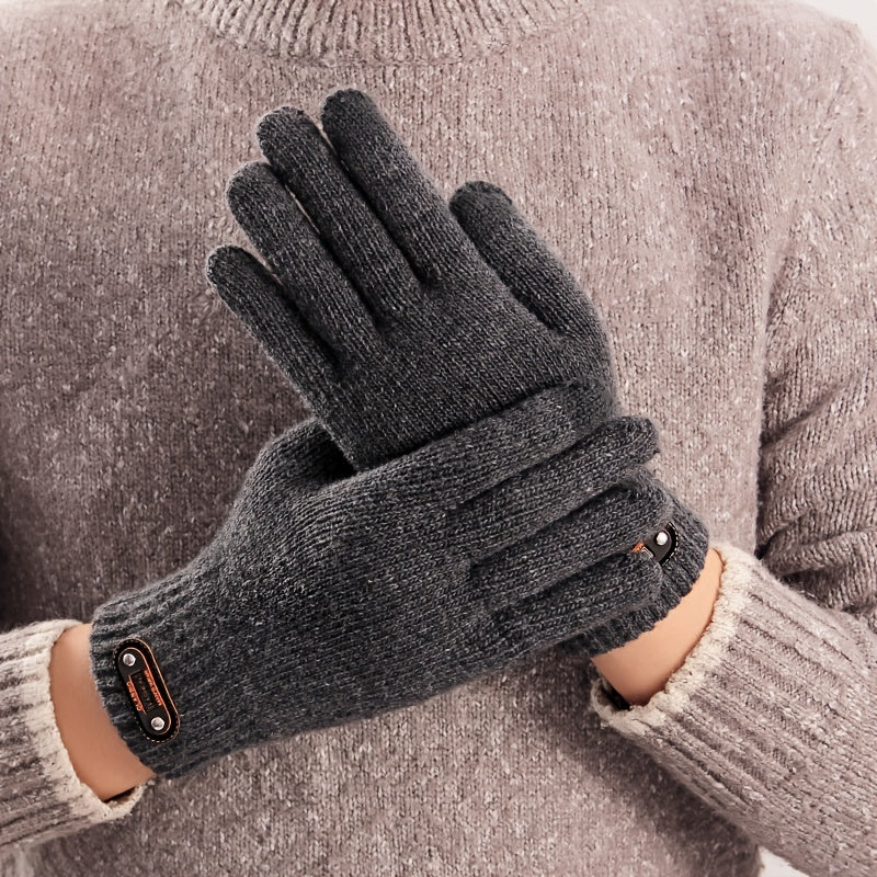 Warm Touch Screen Gloves for Outdoor Activities - Anti Skid and Thermal