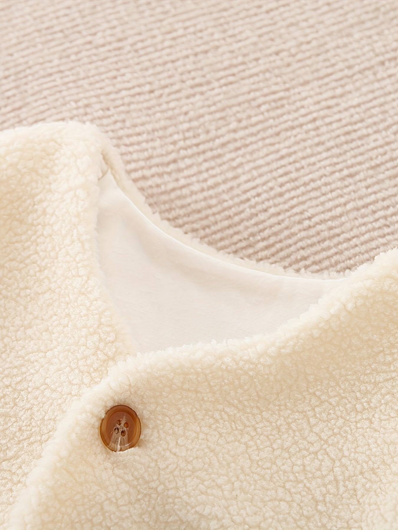 Girl's Sleeveless Cardigan Vest Baby's Botton Down