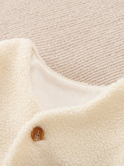 Girl's Sleeveless Cardigan Vest Baby's Botton Down
