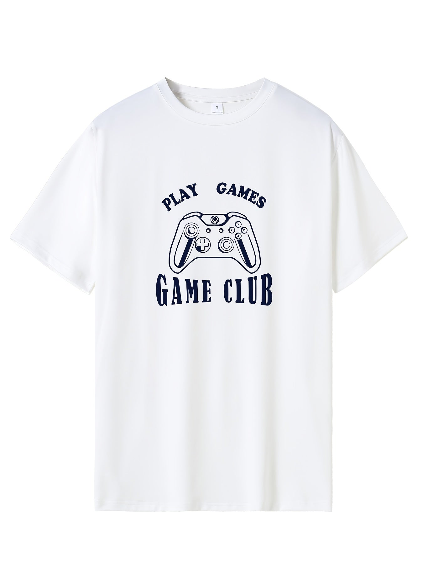 Skiing Graphic Crew Neck Active T shirt for Men