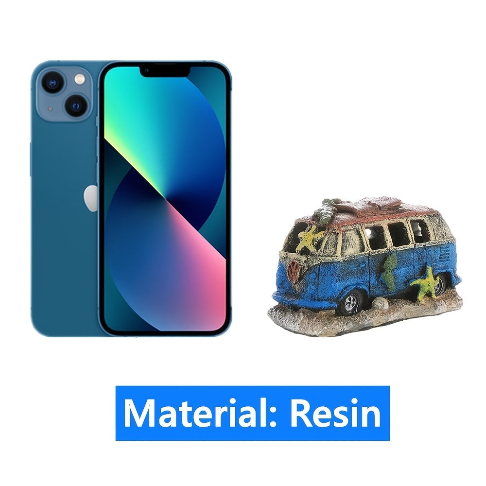 Resin Car Aquarium Decoration Hideouts Stone