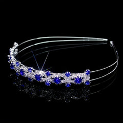Rhinestone Queen Crown Tiara Headband Wedding Hair Accessory