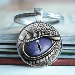 Vintage Lizard Eye Keychain For Boys Bag Wallet