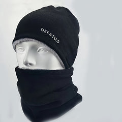 Men's Winter Windproof Mask Neck Cover Hat Dual purpose Plus Velvet