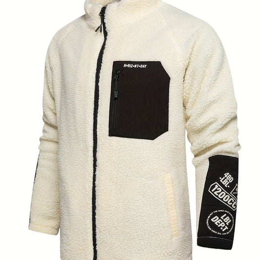 Retro Sherpa Jacket Zip Up Spring Fall Outdoor