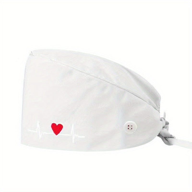 Work Cap Unisex Adjustable Working Hat With Sweatband Solid Surgical Caps