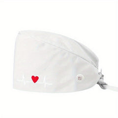 Work Cap Unisex Adjustable Working Hat With Sweatband Solid Surgical Caps