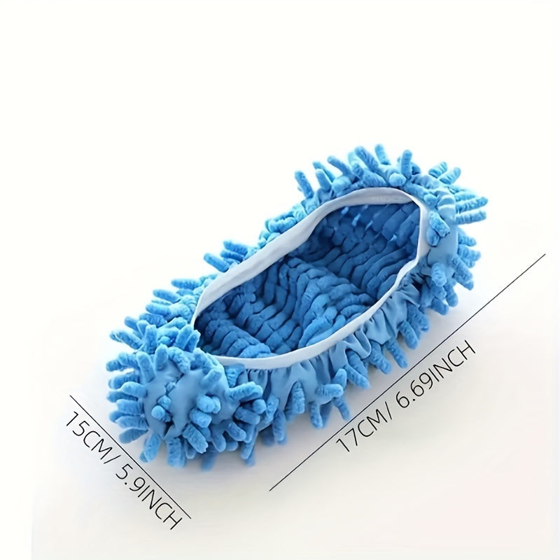 Chenille Lazy Mopping Slippers Cover Washable Mopping Slippers