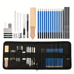 Art 32 Pack Drawing Pencils Set Professional Drawing Art Kit