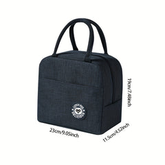 Insulated Lunch Bag Thermal Cooler Tote Waterproof Polyester Aluminum Foil