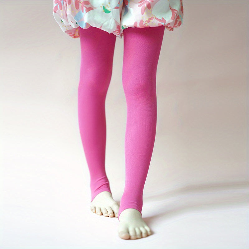 Girls Yoga Pantyhose Thin Elastic Leggings Tight