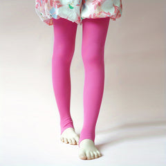 Girls Yoga Pantyhose Thin Elastic Leggings Tight
