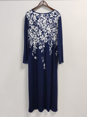 Floral Print Maxi Dress Long Sleeve