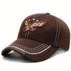 Men's Baseball Cap Embroidery Eagle Hat All Match Cap