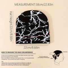 Knitted Woolen Hat Winter Warm Cold-proof Beanie Hats for Men Women