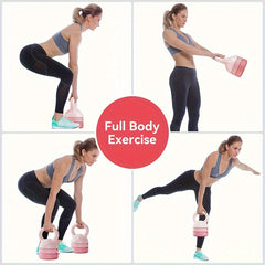 Adjustable Weight Kettlebell for Buttocks Fitness Training - Total Weight 5-44KG
