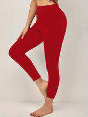 Contrast Trim Halter Neck Crop Cami & Leggings Set