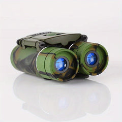 8x21 Mini Pocket Compact Binoculars - Army Green Camouflage Pattern