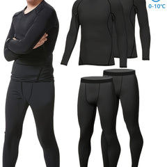HOPLYNN Compression Long Sleeve Top & Pants Set for Kids