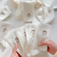 8 Pairs Soft Animal Socks for Women