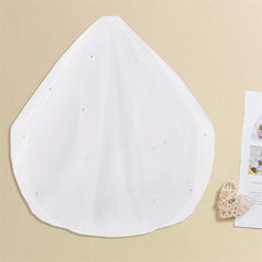 Sparkle Rhinestone Tulle Wedding Veil with Hair Comb