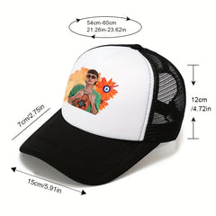 Unisex Breathable Baseball Cap with Embroidery, Outdoor Sport Hat