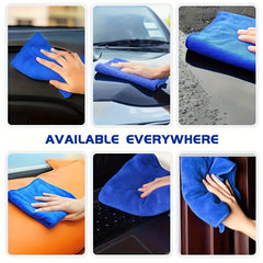 5pcs Microfiber Towel for Motorcycle Car Boat Canoe Washing