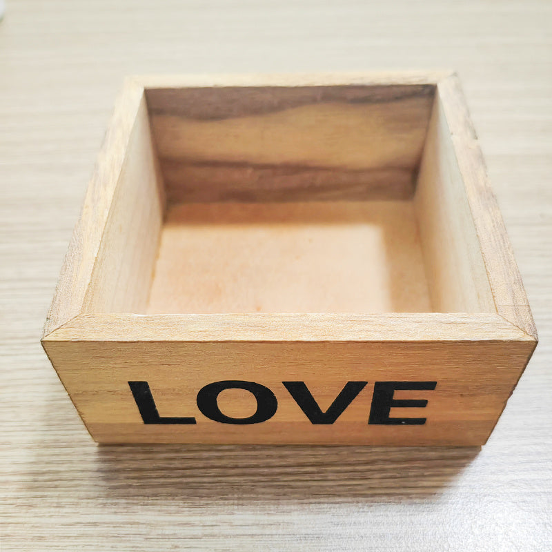 Vintage Wooden Succulent Planter Box Garden Flower Pot