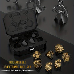 7pcs Faced Dice Led Light Dice Game Enhance Game Night