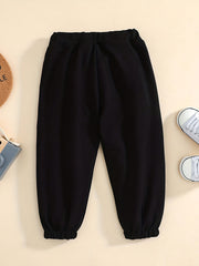 Baby Girl s Solid Tunic Sweatpants Kid s Casual Trousers