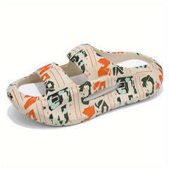 Men's Camo Platform Slides Anti-Skid Slippers