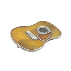 Violin-Shaped Belt Buckle for Men