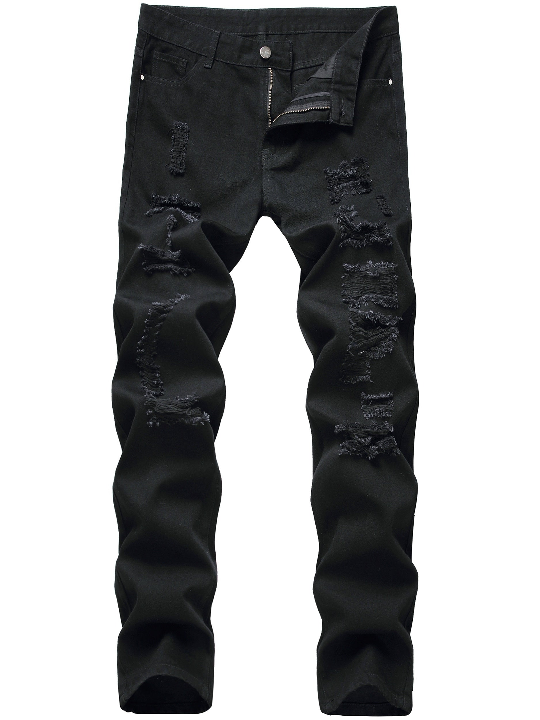 Men's Ripped Slim Hip Hop Style Jeans