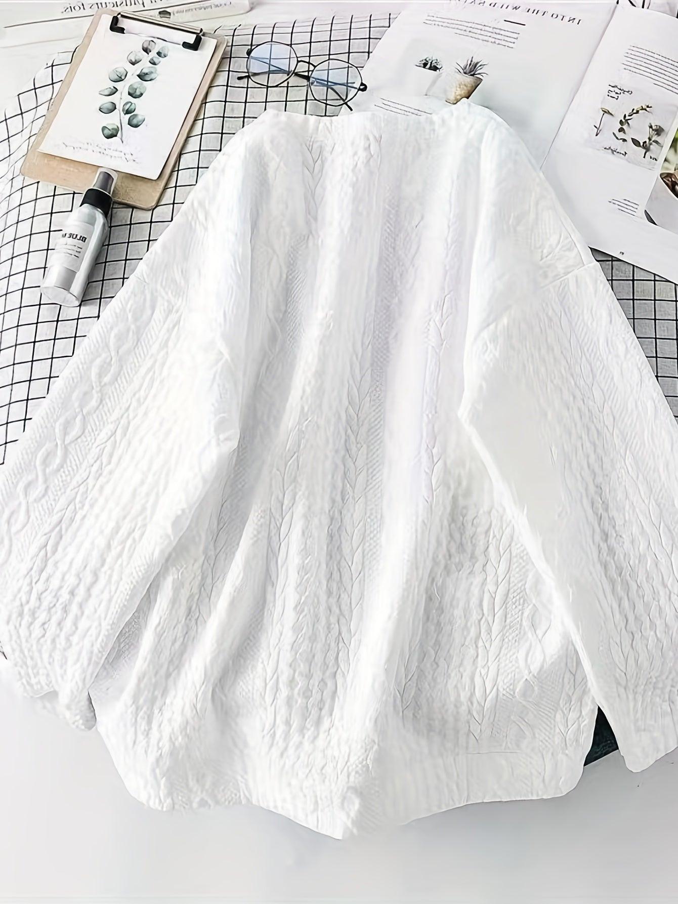 Letter Print Sweatshirt Casual Long Sleeve Crew Neck for Fall & Winter