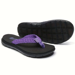 STQ Women's Memory Foam Flip Flops Comfortable Slip Resistant Sandals