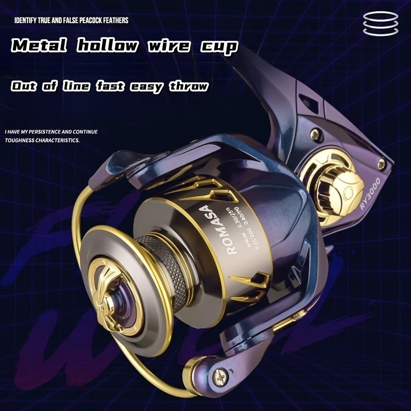 5000 Series Stainless Steel Spinning Reel Fishing Tackle