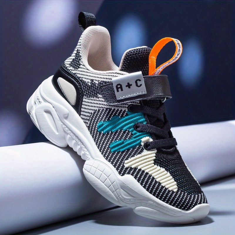 Boys Striped Sneakers Breathable Casual Shoes