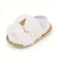Furry Sandals Baby Boys Lightweight House Shoes Spring Autumn