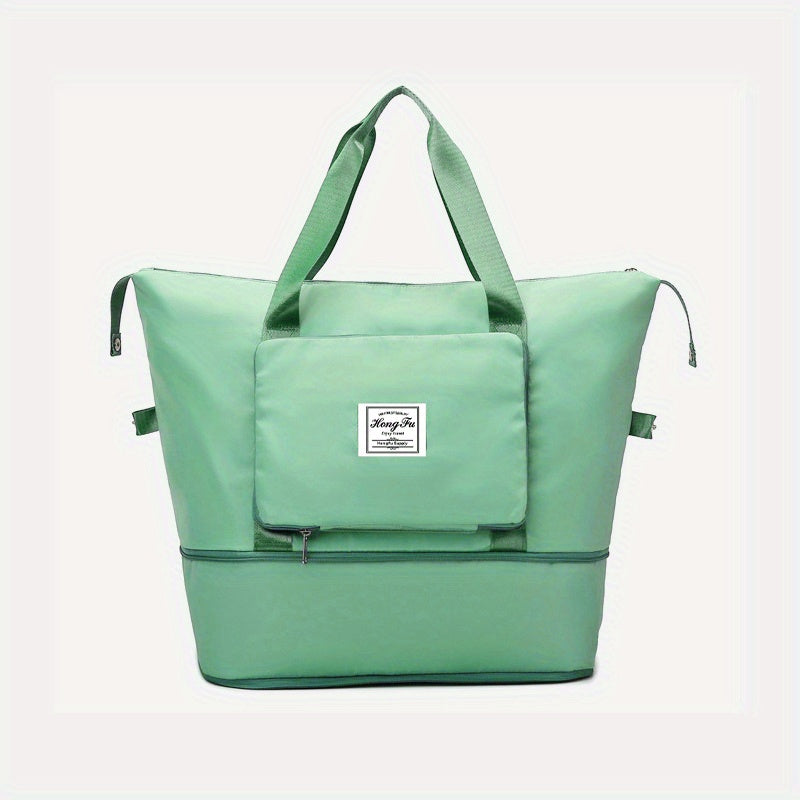 Large Capacity Duffle Bag Zipper Luggage Handbag Foldable Travel Storage