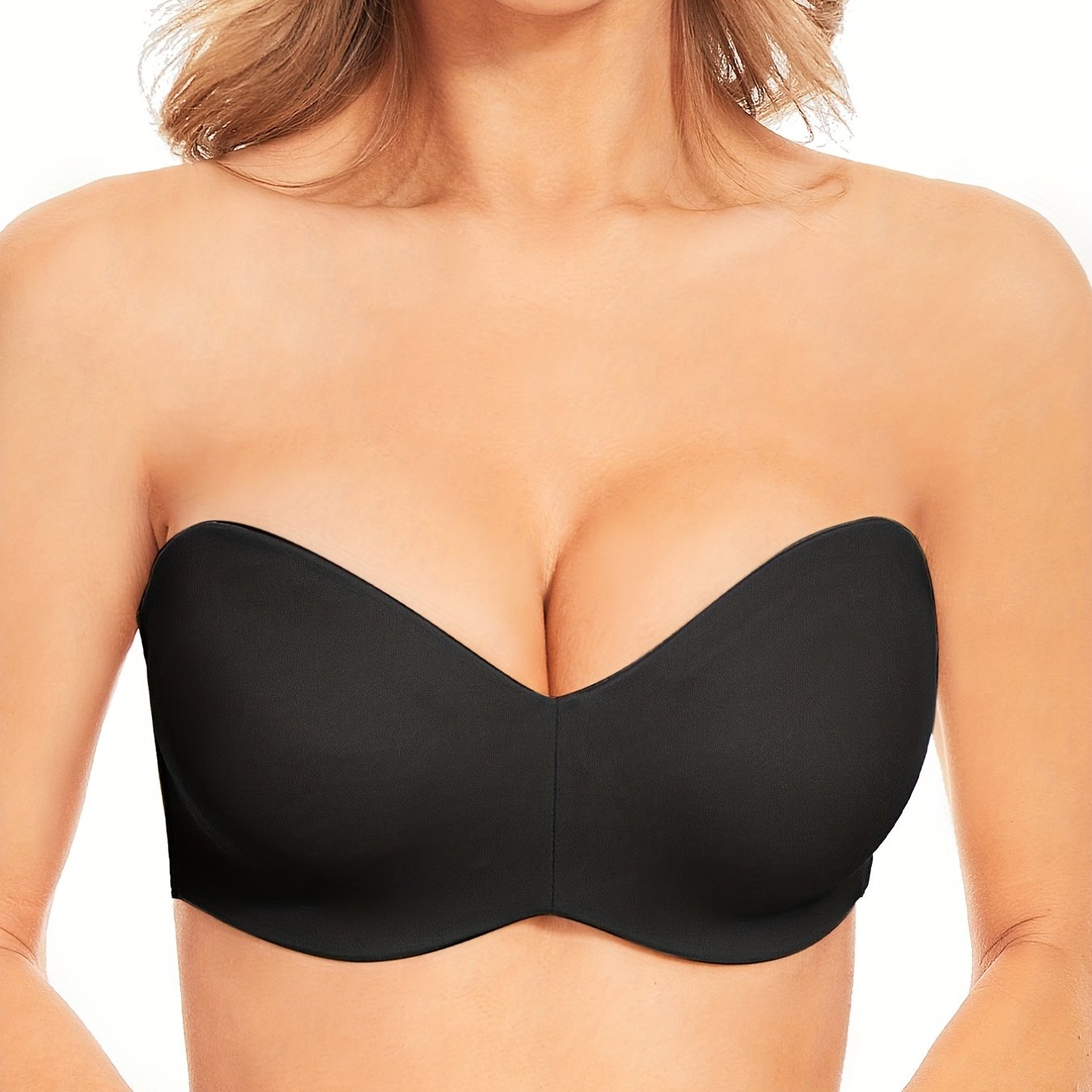 Strapless Bandeau Bra Push Up Stretch Everyday Bra Women's Lingerie